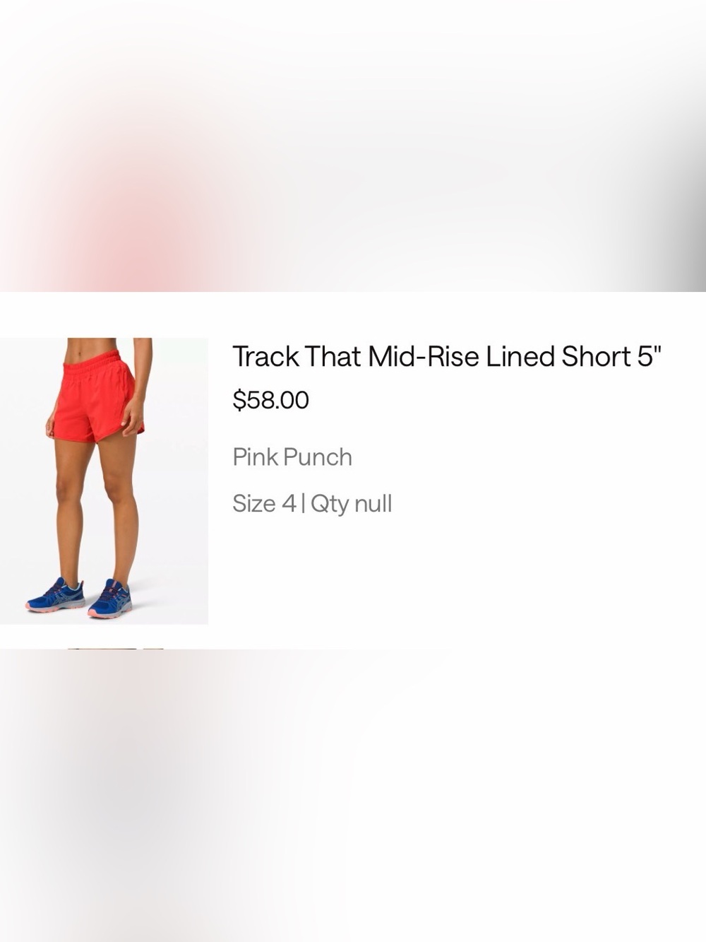 lululemon athletica Track That Mid-Rise Lined Short 5" - Pink Punch